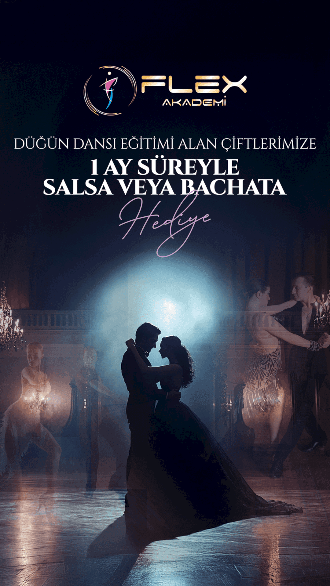 1 Ay Salsa&Bachata Dersi Hediye!